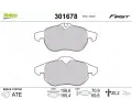 VALEO Sada brzdovch destiek FIRST ‐ VA 301678