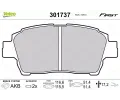 VALEO Sada brzdovch destiek FIRST ‐ VA 301737