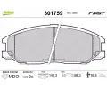 VALEO Sada brzdovch destiek FIRST ‐ VA 301759