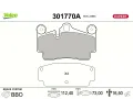 VALEO Sada brzdov�ch desti�ek EXPERT&nbsp;&dash;&nbsp;VA 301770A