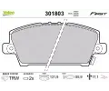VALEO Sada brzdovch destiek FIRST ‐ VA 301803