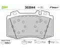 VALEO Sada brzdovch destiek FIRST ‐ VA 302044