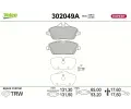 VALEO Sada brzdov�ch desti�ek EXPERT&nbsp;&dash;&nbsp;VA 302049A