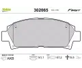 VALEO Sada brzdovch destiek FIRST ‐ VA 302065