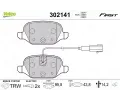 VALEO Sada brzdovch destiek FIRST ‐ VA 302141