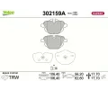 VALEO Sada brzdov�ch desti�ek EXPERT&nbsp;&dash;&nbsp;VA 302159A