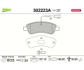 Sada brzdov�ch desti�ek&nbsp;VALEO&nbsp;&dash;&nbsp;VA 302223A