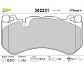 VALEO Sada brzdovch destiek FIRST ‐ VA 302231