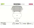 Sada brzdov�ch desti�ek&nbsp;VALEO&nbsp;&dash;&nbsp;VA 302258A