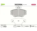 Sada brzdov�ch desti�ek&nbsp;VALEO&nbsp;&dash;&nbsp;VA 302259A