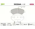 Sada brzdov�ch desti�ek&nbsp;VALEO&nbsp;&dash;&nbsp;VA 302264A