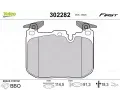 VALEO Sada brzdovch destiek FIRST ‐ VA 302282