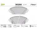 VALEO Sada brzdovch destiek FIRST ‐ VA 302285