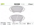 VALEO Sada brzdovch destiek FIRST ‐ VA 302288
