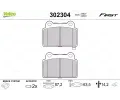 Sada brzdovch destiek VALEO ‐ VA 302304