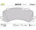 VALEO Sada brzdovch destiek FIRST ‐ VA 302316