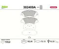 VALEO Sada brzdov�ch desti�ek EXPERT&nbsp;&dash;&nbsp;VA 302409A
