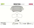 VALEO Sada brzdov�ch desti�ek EXPERT&nbsp;&dash;&nbsp;VA 302410A