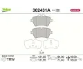 VALEO Sada brzdov�ch desti�ek EXPERT&nbsp;&dash;&nbsp;VA 302431A