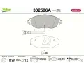 Sada brzdov�ch desti�ek&nbsp;VALEO&nbsp;&dash;&nbsp;VA 302506A