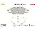 VALEO Sada brzdov�ch desti�ek EXPERT&nbsp;&dash;&nbsp;VA 302593A