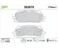 VALEO Sada brzdov�ch desti�ek FIRST&nbsp;&dash;&nbsp;VA 302670