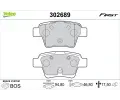 VALEO Sada brzdovch destiek FIRST ‐ VA 302689