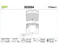 Sada brzdovch destiek VALEO ‐ VA 302694