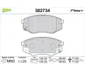 VALEO Sada brzdovch destiek FIRST ‐ VA 302734