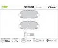 Sada brzdovch destiek VALEO ‐ VA 302880