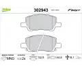 Sada brzdovch destiek VALEO ‐ VA 302943
