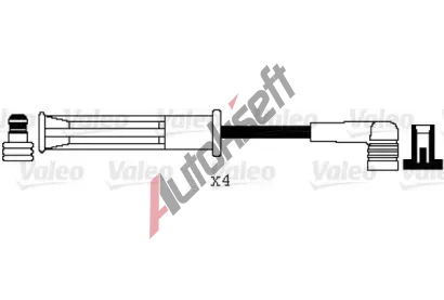 VALEO Sada kabel pro zapalovn VA 346094, 346094