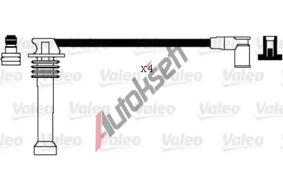VALEO Sada kabel pro zapalovn VA 346104, 346104