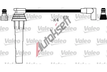 VALEO Sada kabel pro zapalovn VA 346185, 346185