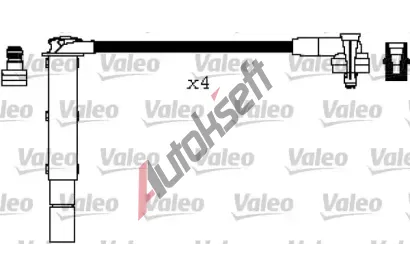VALEO Sada kabel pro zapalovn VA 346486, 346486