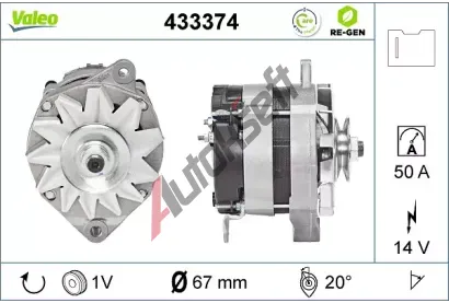 VALEO Alterntor VA 433374, 433374