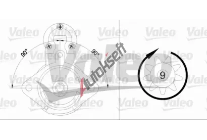 VALEO Startér VA 436040, 436040 VALEO Startér VA 436040, 436040