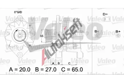 VALEO Altern�tor VA 436254, 436254