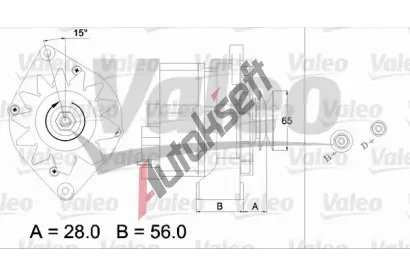 VALEO Altern�tor VA 436295, 436295