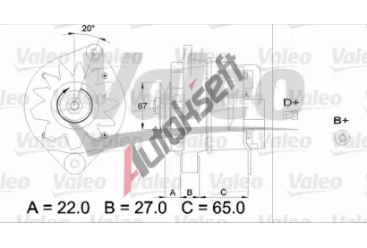 VALEO Altern�tor VA 436316, 436316
