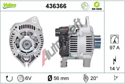 VALEO Alterntor VA 436366, 436366