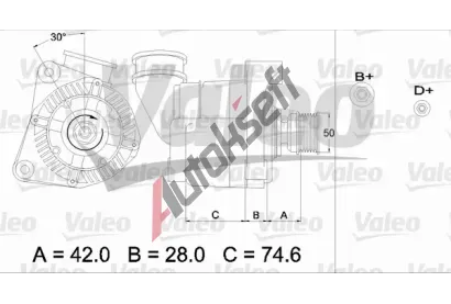 VALEO Alterntor VA 436385, 436385