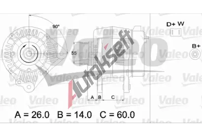 VALEO Alterntor VA 436442, 436442