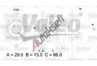 VALEO Altern�tor VA 436524, 436524