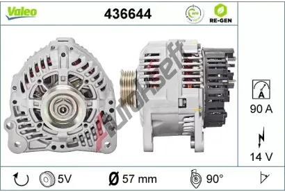 VALEO Alterntor VA 436644, 436644