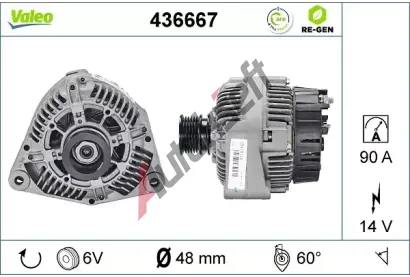 VALEO Alterntor VA 436667, 436667
