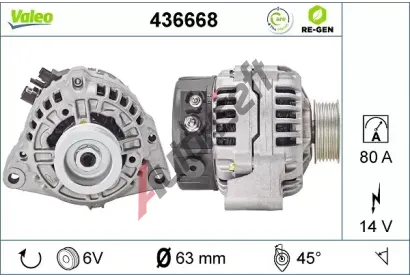 VALEO Alterntor VA 436668, 436668
