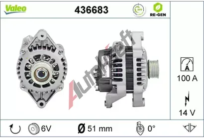 VALEO Alterntor VA 436683, 436683