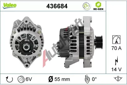 VALEO Alterntor VA 436684, 436684