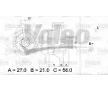 Altern�tor&nbsp;VALEO&nbsp;&dash;&nbsp;VA 436702